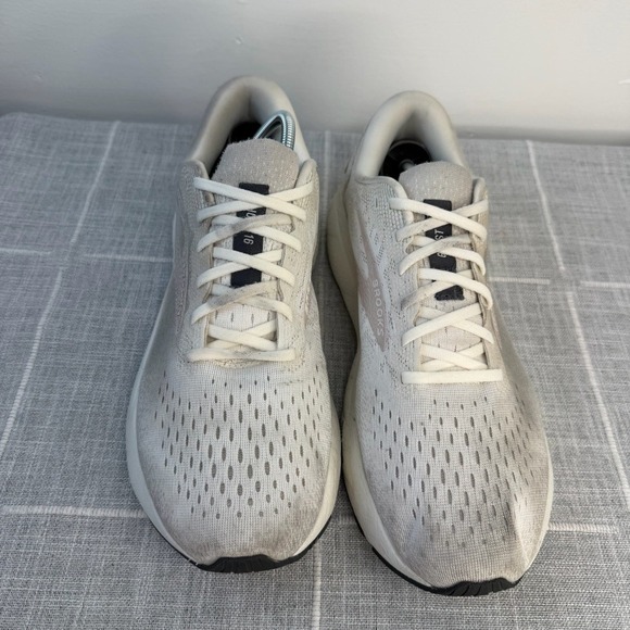 Brooks Ghost 16 Men\'s 10.5 White Gray Sneakers main image 6